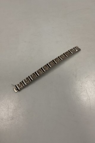 Modern Sterling Silver Bracelet by Hermann Siersbøl