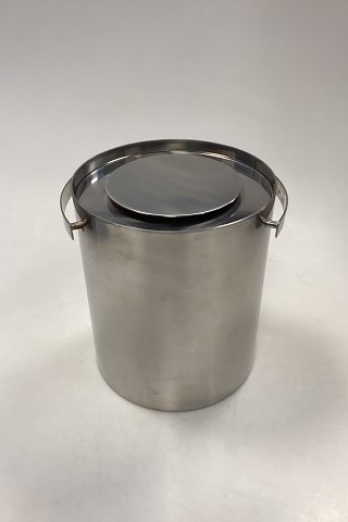 Stelton Cylinda-line Isspand/Champagnekøler i rustfrit stål med låg