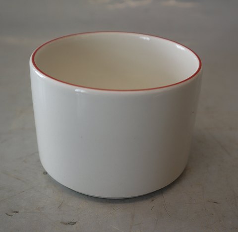 RED line 3063 Sugar without lid 6,5 x 9,5 cm (159) -4 ALL Seasons Royal Copenhagen faience Red Top