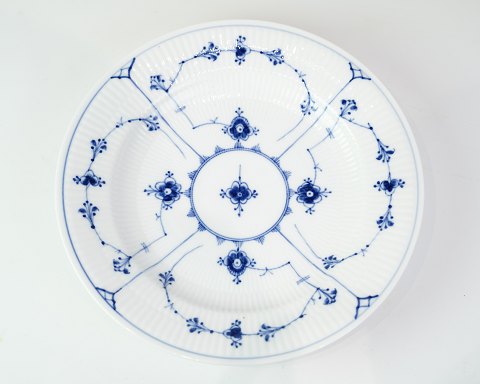 Middagstallerken – Musselmalet Riflet – Royal Copenhagen – No. 1/175 – før 1923