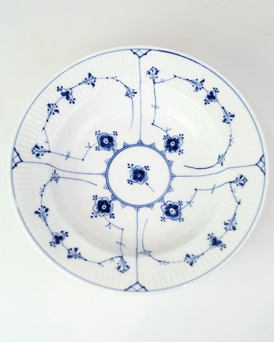 Dyb Tallerken – Musselmalet Riflet – Royal Copenhagen – Før 1923