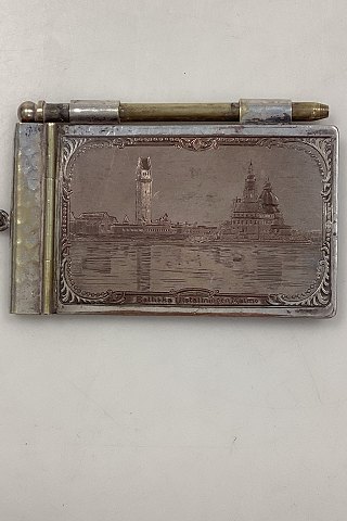 Baltic Exhibition Malmö silver plated notebook