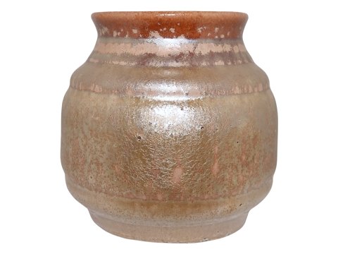 Dahl Jensen keramikVase med guld glasur fra 1925-1928