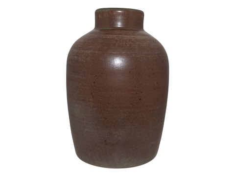 Dahl Jensen keramikVase med grøn topkant