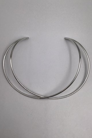 Georg Jensen Sterling Sølv Halsring No. 554 Alliance