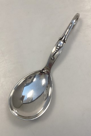 Dansk Ornamental Serverings ske i sølv