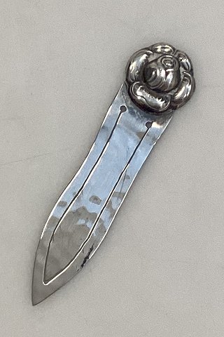 Hans Jensen Ornamental Sølv Bogmærke 830 sølv
