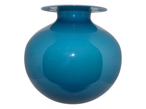HolmegaardStor, rund blå Carnaby vase - Mulig prøvemodel