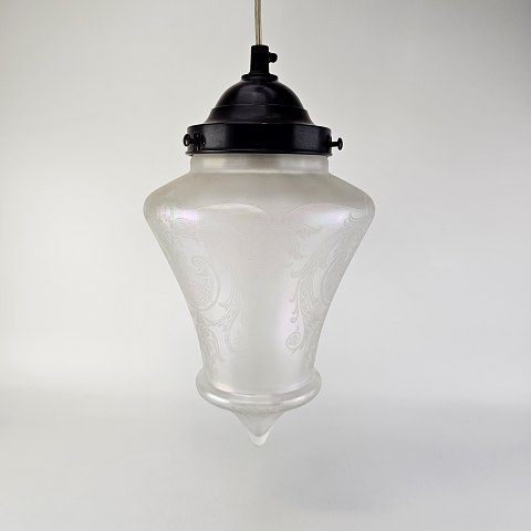 Pendel af glasmed bakelit top32 cm