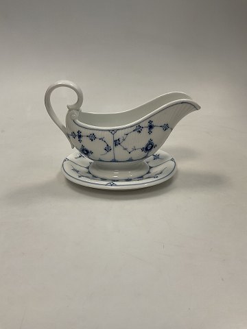 Royal Copenhagen Musselmalet Riflet Saucekande med Underskål No 200