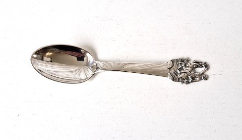 H.C.Andersen barneske i sølv - "Klods Hans"