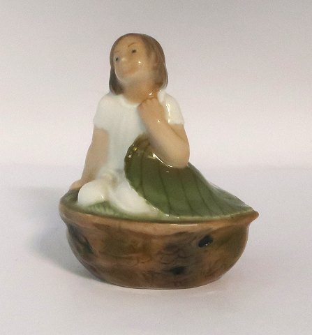 Royal Copenhagen. Porcelænsfigur. Tommelise. Model 4374. Højde 9 cm. (1 sortering)