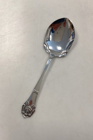 O. V. Mogensen Rose Silver Plated Serving Spoon