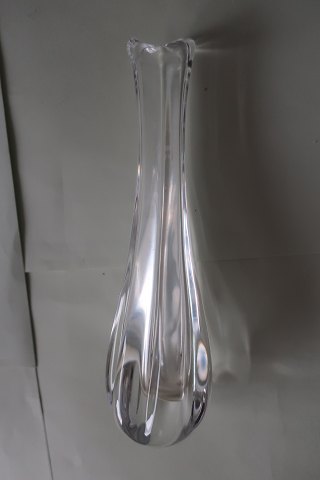 Gammel smuk krystalvase fra OrreforsH: 18,5 cm