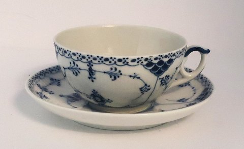 Royal Copenhagen. Musselmalet, halvblonde. Tekop. Model 656 (1 sortering). Produceret før 1923.