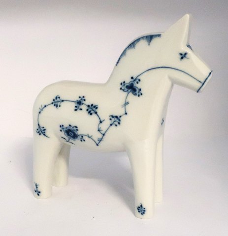 Royal Copenhagen. Porcelænsfigur. Dalarhest. Jubilæum i forbindelse med åbningen af Øresundsbroen. Højde 17 cm. I original æske.