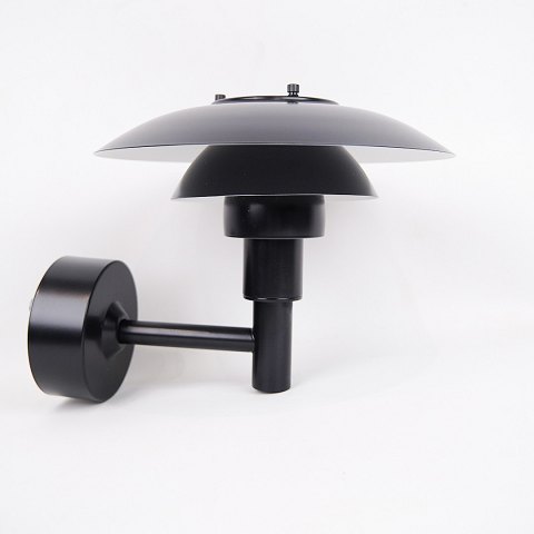 PH Udendørs Væglampe - Model PH 3-2½ - V2 Sort - Poul Henningsen - Louis Poulsen
