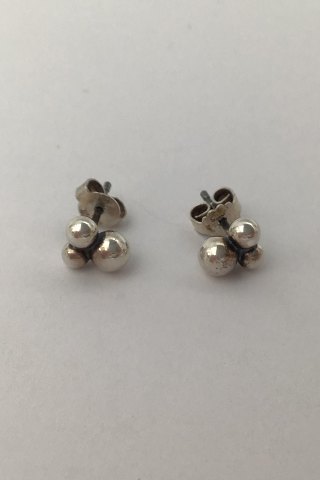 Georg Jensen Sterling Silver Moonlight Grapes Earrings (Studs)