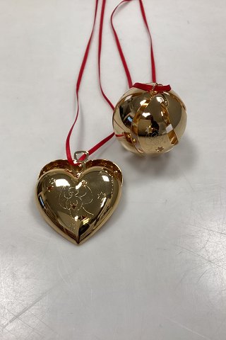 Georg Jensen Christmas Collectibles Christmas Ball and Heart - Angel 2012