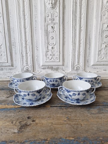 Royal Copenhagen Musselmalet helblonde bouillonkop no. 1228