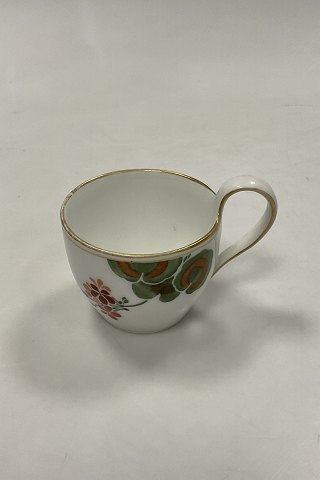 Royal Copenhagen Art Nouveau Pattern No. 225 Geranium Coffee Cup with high handle without saucer No. 9113