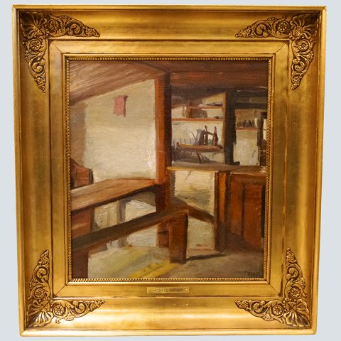 Michael Ancher; Interiør oliemaleri