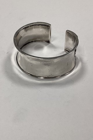 Moderne åben Armring i Sterling Sølv