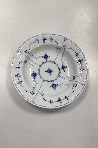Royal Copenhagen Musselmalet Riflet Dyb Tallerken No. 165