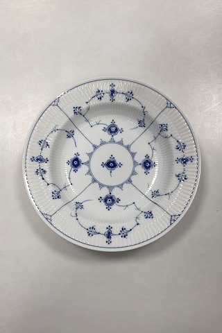 Royal Copenhagen Musselmalet Riflet Dyb Tallerken No. 165