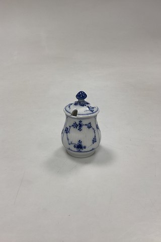 Royal Copenhagen Musselmalet Riflet Lille Sennepskrukke No. 358