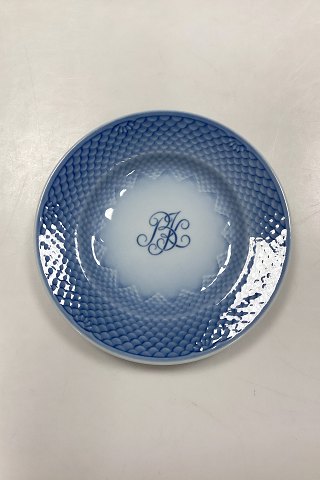 Bing and Grondahl Blue Tone Hotel with Logo Side Plate  No. 700/1002