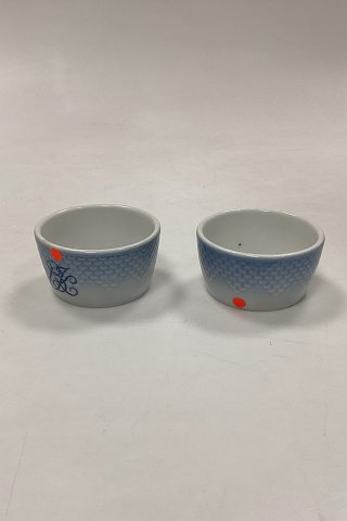 Bing and Grondahl Blue Tone Hotel with Logo Sugar Bowl No. 791 - CHIPPED