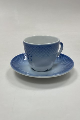 Bing and Grondahl Blue Tone Hotel with Logo Coffee Cup No. 744