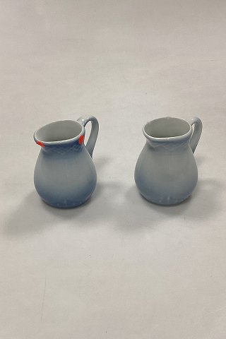 Bing and Grondahl Blue Tone Hotel Small Creamer No. 801 - CHIPPED
