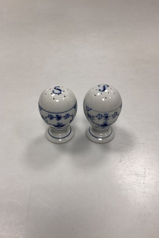 Royal Copenhagen Musselmalet Riflet Salt - og Pebersæt No. 189/2009