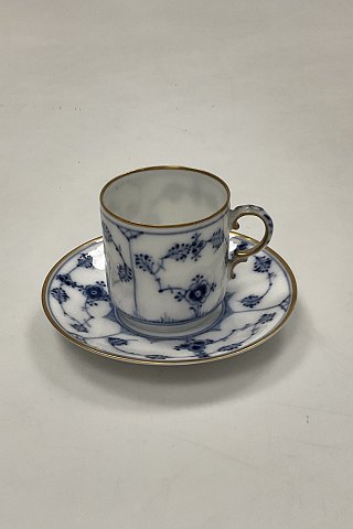 Royal Copenhagen Blue Fluted Plain with gold Mokka Cup No. 94