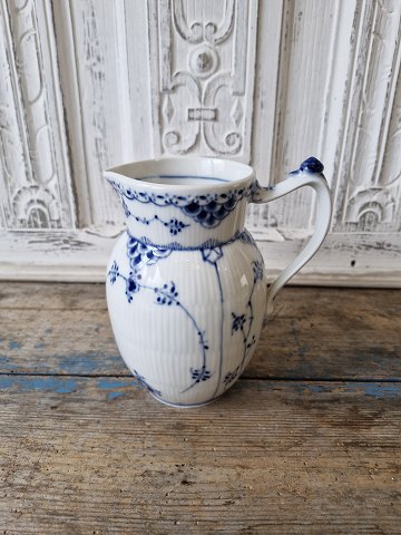 Royal Copenhagen Blue Fluted Half Lace Milk Jug No. 763