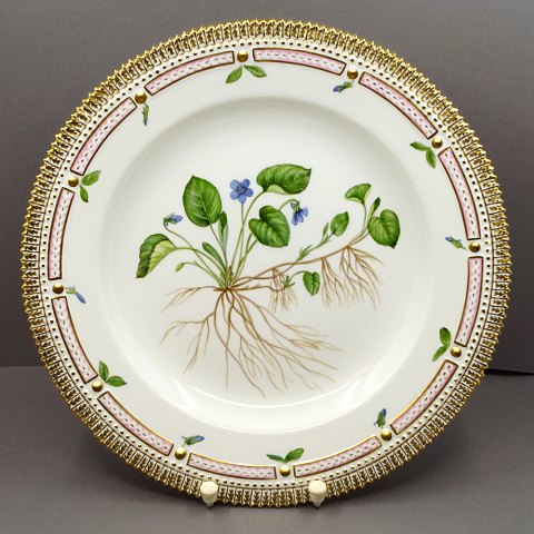 Royal Copenhagen, Flora Danica; Middagstallerken 25,5 cm nr. 3549