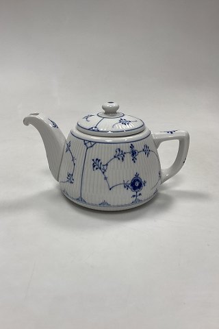 Royal Copenhagen Musselmalet Riflet Hotel Tekande med Logo fra Søværnet No. 2220