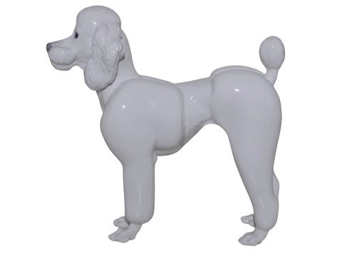 Stor Royal Copenhagen figurHvid Kongepuddel