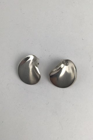 Georg Jensen Sterling Sølv Øreclips No. 14558 Per Hertz