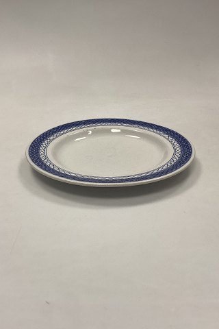 Royal Copenhagen/Aluminia Blå Tranquebar Frokosttallerken uden blomst No. 946