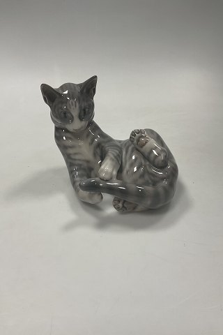 Royal Copenhagen Figur af legende Kat No. 2284