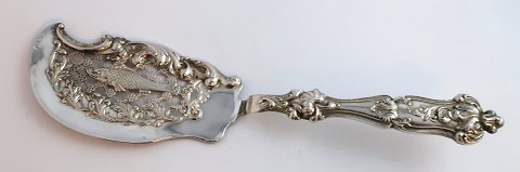 Jørgen Henning Momme, Randers. (Momme). Sølv fiskespade. Længde 30 cm.