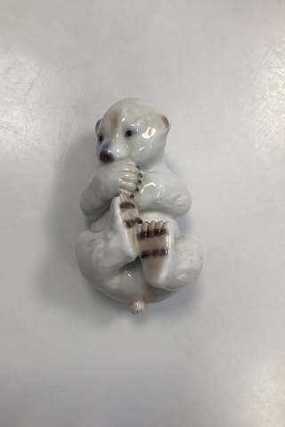 Bing and Grondahl Figurine Laying Polar Bear Cub No. 2538