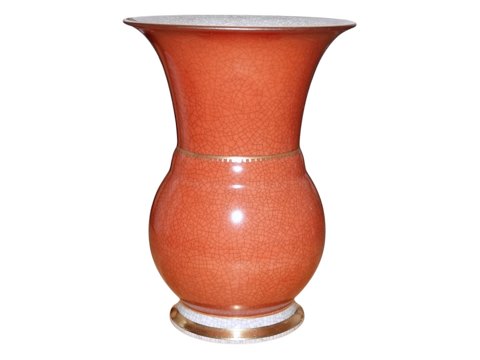 Royal CopenhagenRød Craquele vase