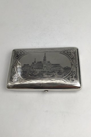 Russian Silver (84) Niello Box