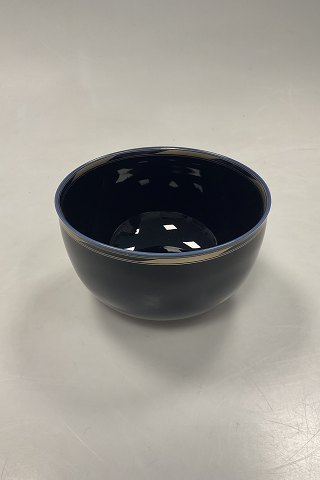 Royal Copenhagen Blå med guld Sirius Skål No 574
