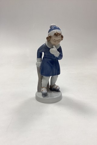Royal Copenhagen Figurine of the Month January - Ice Skating Girl No. 4523