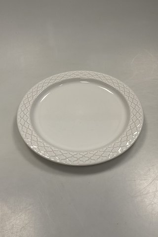 Bing and Grondahl/Kronjyden White Cordial Dinner Plate No. 325